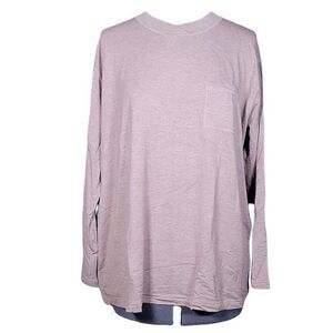 NWOT Isaac Mizrahi Live! SOHO French Terry Relaxed Knit Top Sz S